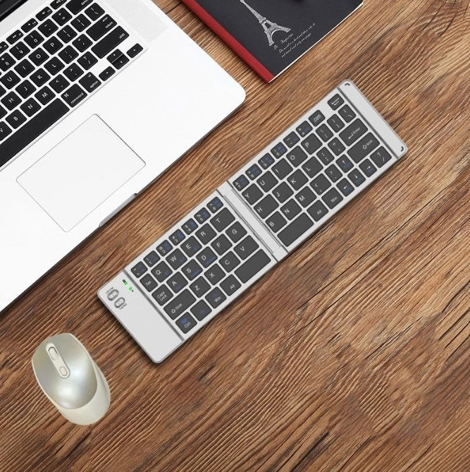 Mini Teclado Portátil K028C Bluetooth Sem Fio COM MOUSE